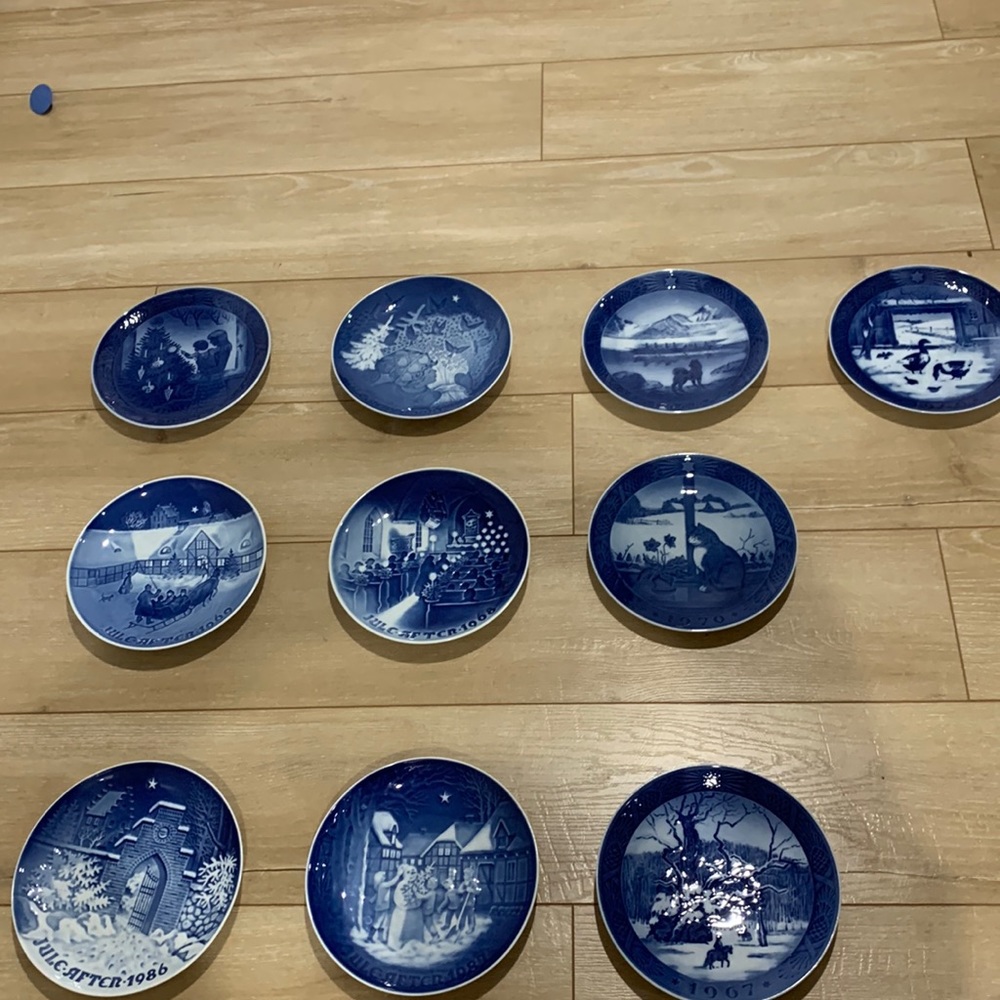 Vintage B&G Copenhagen Denmark plates